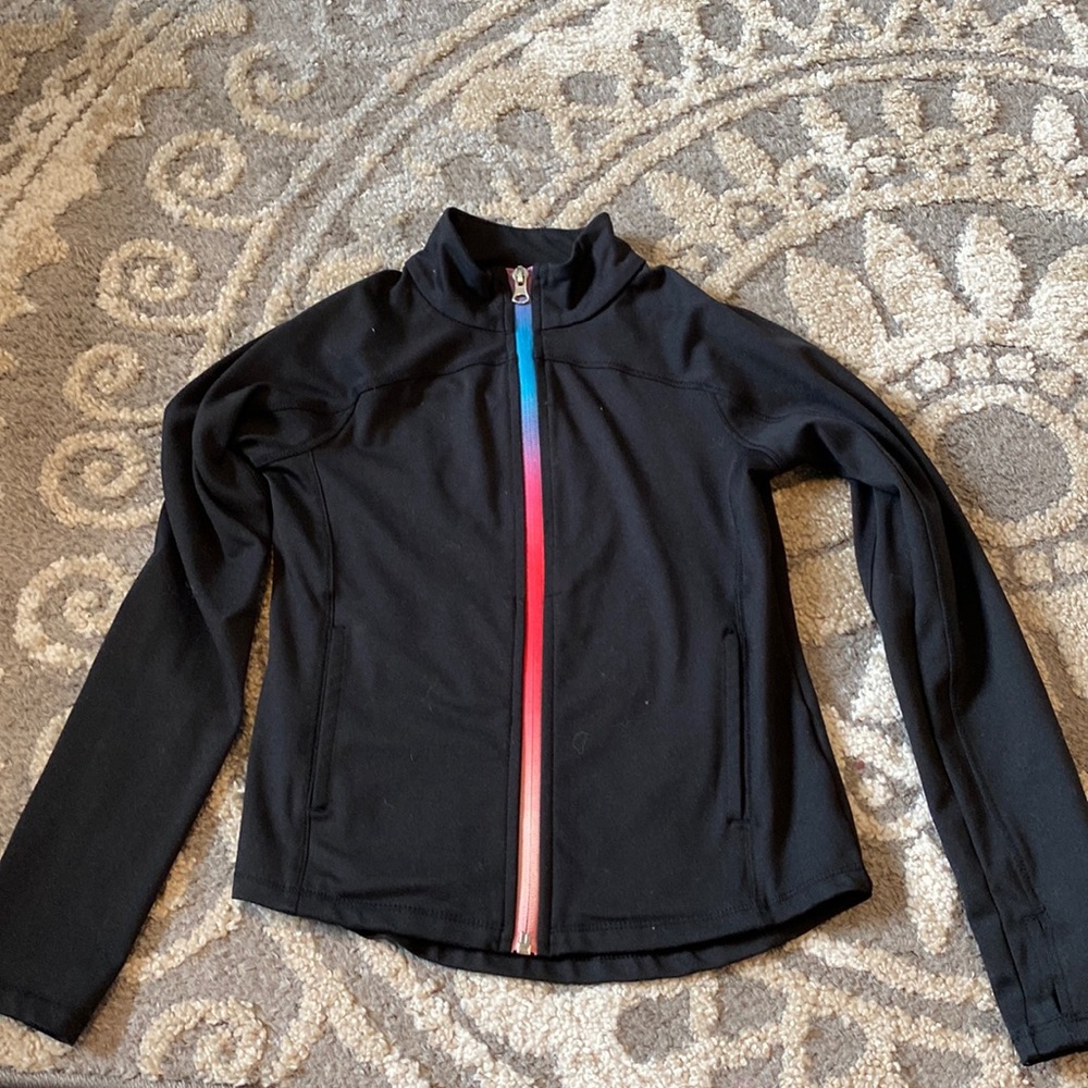 Girls activewear zip up
